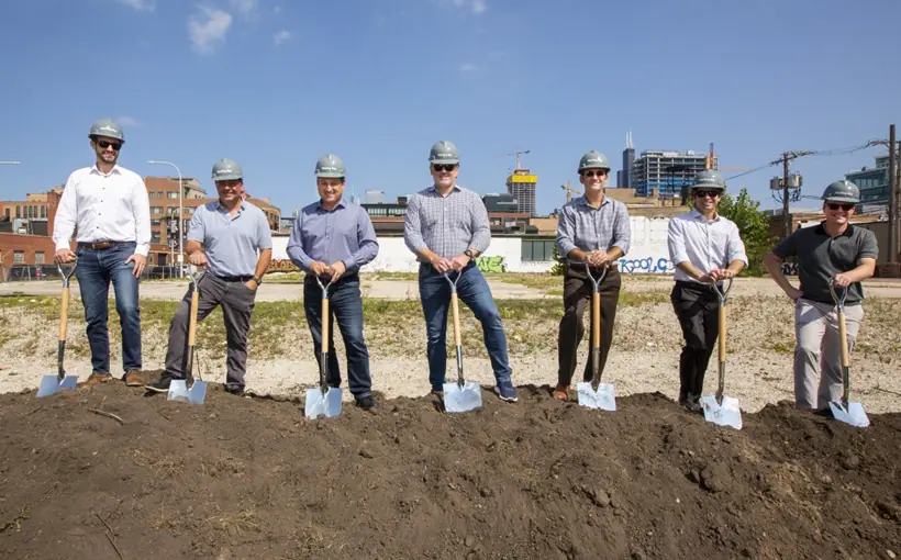 Sterling Bay and Ascentris have broken ground on 225 N Elizabeth, a multifamily development in Chicago's Fulton Market District