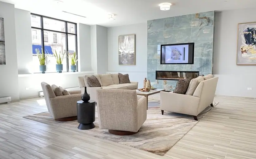 Apex 400 Apartments is a ground-up, luxury multifamily and retail property in downtown Glen Ellyn, IL.