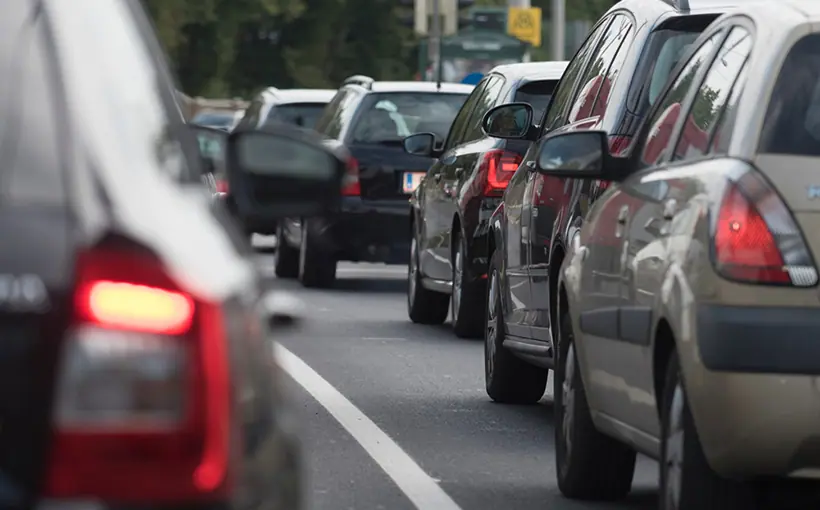 Traffic,Jam,And,Waiting,In,The,Car,In,The,City