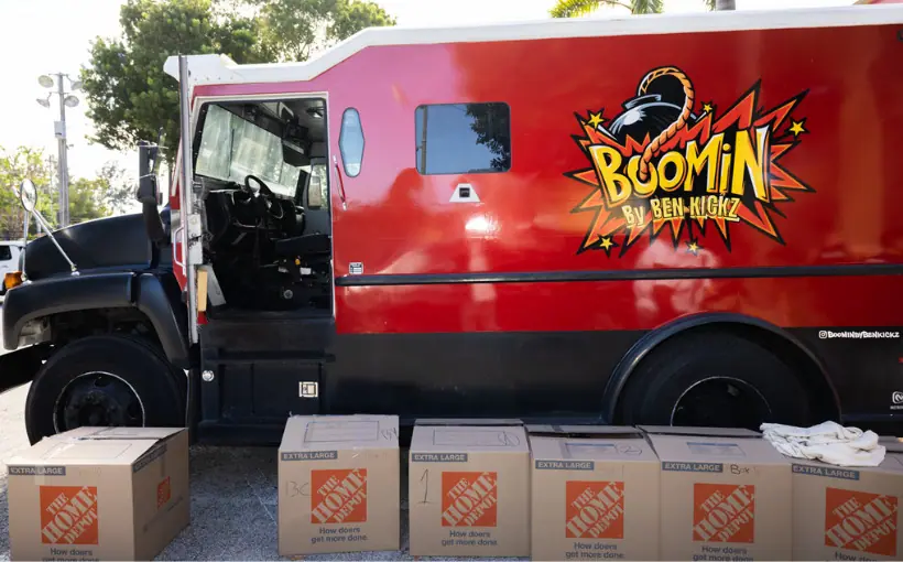 CARROLL founder and CEO Patrick Carroll has given away $100,000 of sneakers to underserved children in Miami, FL.