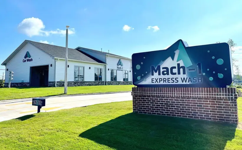 Mach One Holdings has completed the sale of Mach-1 Express Wash sale-leaseback properties in Cedartown, GA and Forest City, NC for $7.9 million.