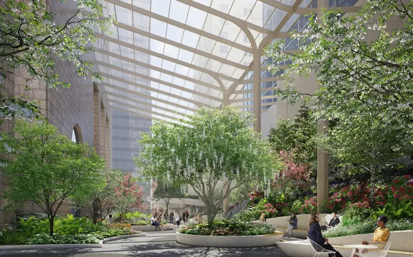 550 Madison Ave., built as single-tenant offices, is undergoing a repositioning as a multi-tenant Class A property