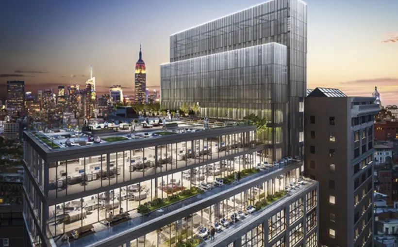 One SoHo Square is a newly renovated office building at 233 Spring St. in Manhattan