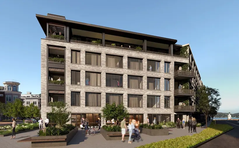 The Daymark luxury condominium development will be part of the larger Edge-on-Hudson project in Sleepy Hollow, NY