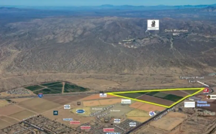 Shamrock Foods distribution center on way to Marana