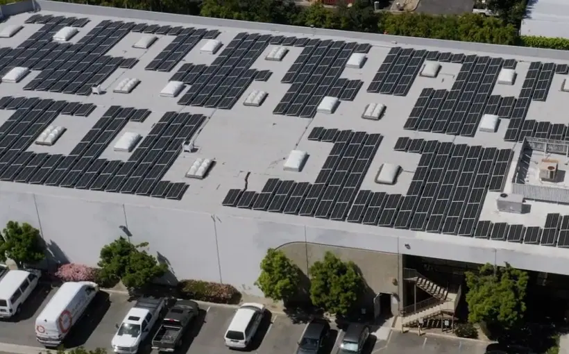 C-P Flexible Packaging Industrial Building Goes Solar