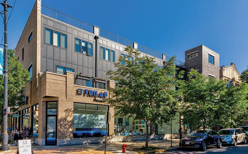 https://www.livly.io/ is a newer-construction mixed-use property near Loyola University in Chicago