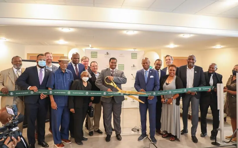 CHI Skender Maywood Supportive Living ribbon cutting Maywood IL