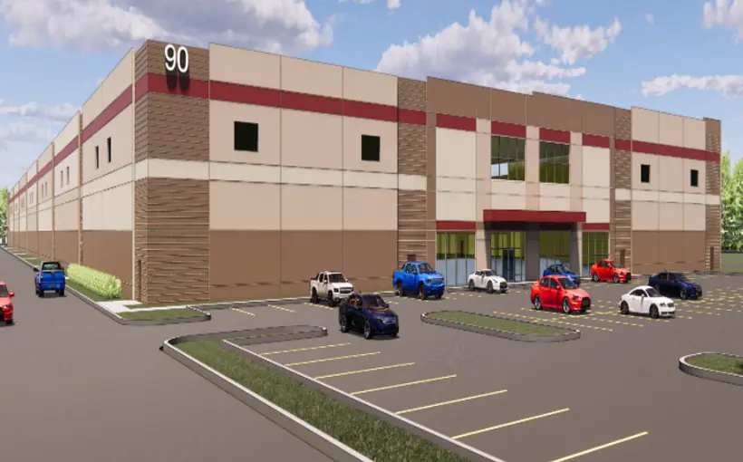 Construction has begun on Central Gateway, a 267,600-square-foot speculative industrial facility in Leicester, MA.