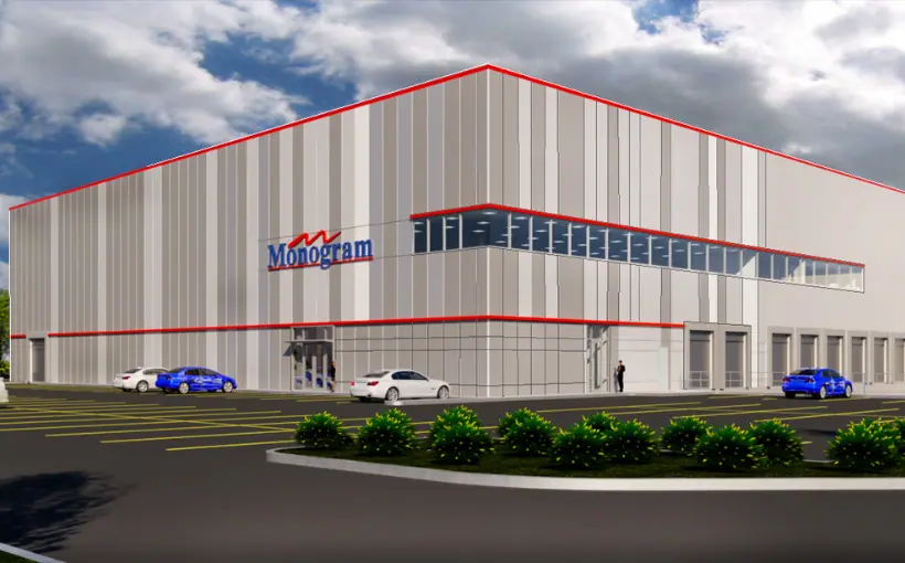 Dacon Corporation has completed construction on a 135,000-square-foot facility for Monogram in Haverhill, MA.