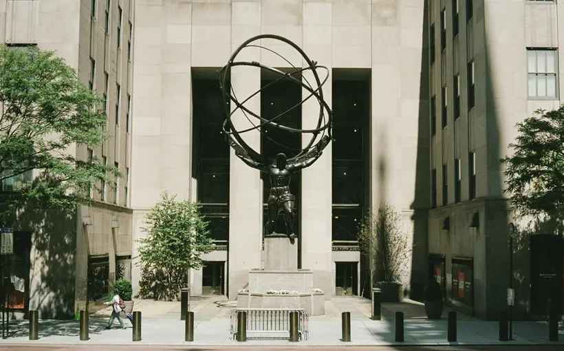 45 Roekefller Plaza is among the original buildings that are part of the Rockefeller Center complex in Midtown Manhattan