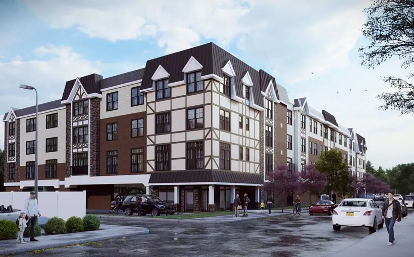 Cornerstone Yorkshire apartments in Lynrbook, NY was completed in 2022