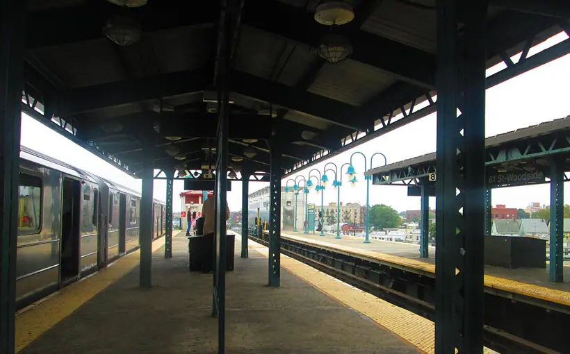 NY MTA 61st Street-Woodside Station Queens photo by Adam Moss