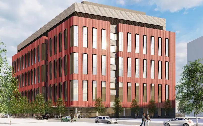 A new $165-million life sciences development in Providence, RI will house laboratories for the state’s Department of Health.