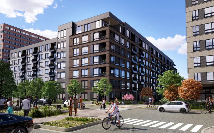 JBG SMITH has filed plans to add a range of new rental and for-sale housing options in the RiverHouse Neighborhood development in Arlington, VA.