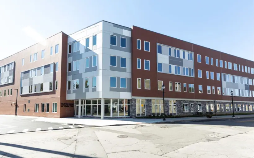 Pennrose amd The Cloud Company have opened Riverfront, a new mixed-income community at the site of the former Torrington Manufacturing Company.