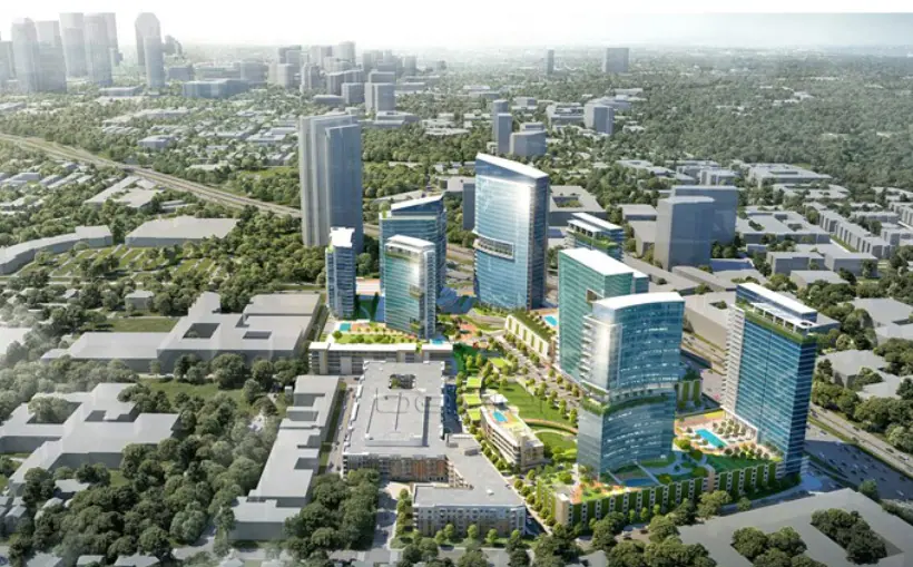 The Central's Phase One Kicks Off with Multifamily, park