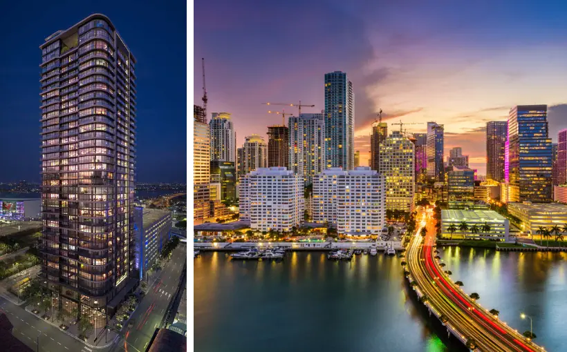 Aria Development Group and AQARAT have secured $80.9 million in construction financing for a 448-unit condominium high-rise building in downtown Miami, FL.