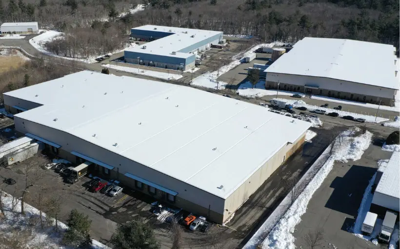 Calare Properties purchased the four-building industrial campus at 35-55 Scotland Boulevard in Bridgewater, MA.
