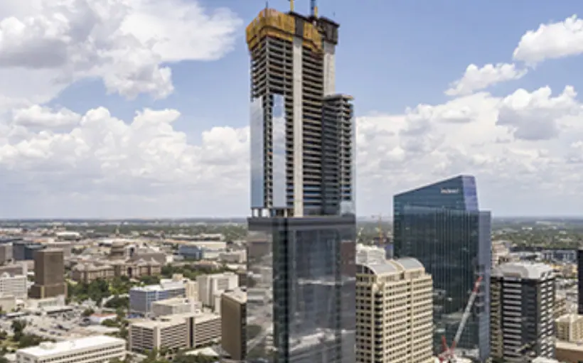 66 story 6Th and Guadalupe in Austin top out