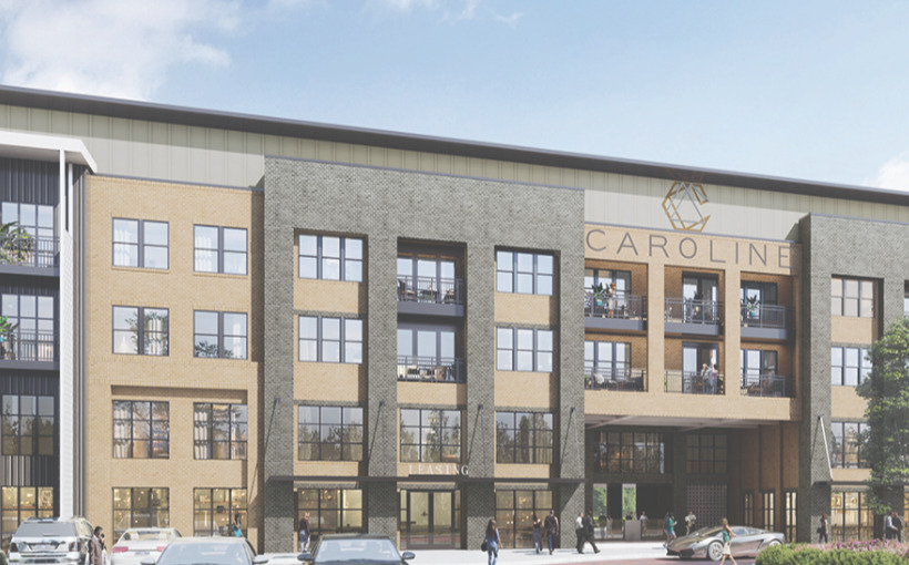 373-unit Caroline at Brooks going up at former AFB