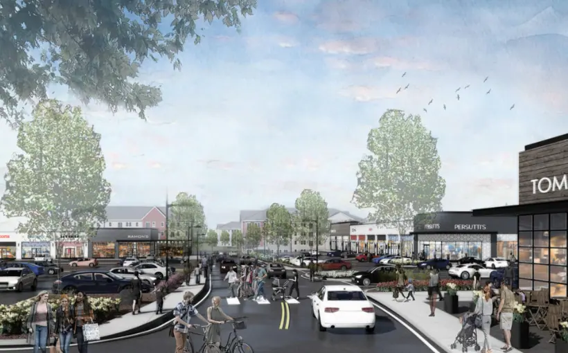 Grossman Development Group has begun construction at the Meadow Commons retail and housing development in Newington, CT.