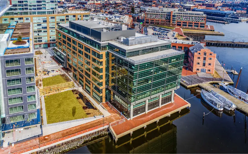 Armada Hoffler has signed Morgan Stanley for an additional 46,000 square feet at Thames Street Wharf office building.