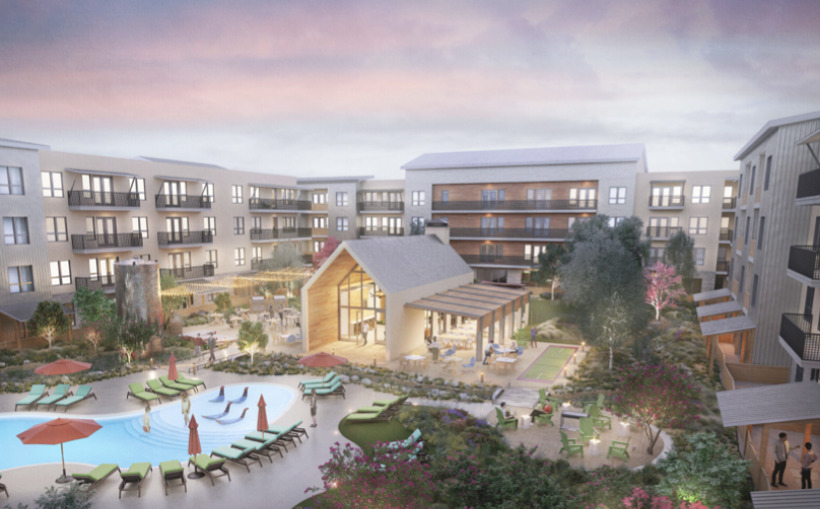 302 "Outdoor living" apartments going up in east Austin