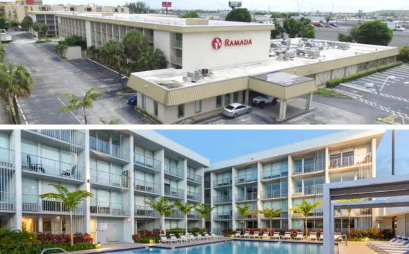 The Estate Companies has completed the conversion of a former Ramada Inn in Hialeah, FL into an affordable rental community.