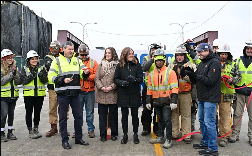 The Chicago Department of Transportation has cut the ribbon the rehabilitated Webster Avenue Bridge spanning the North Branch of the Chicago River