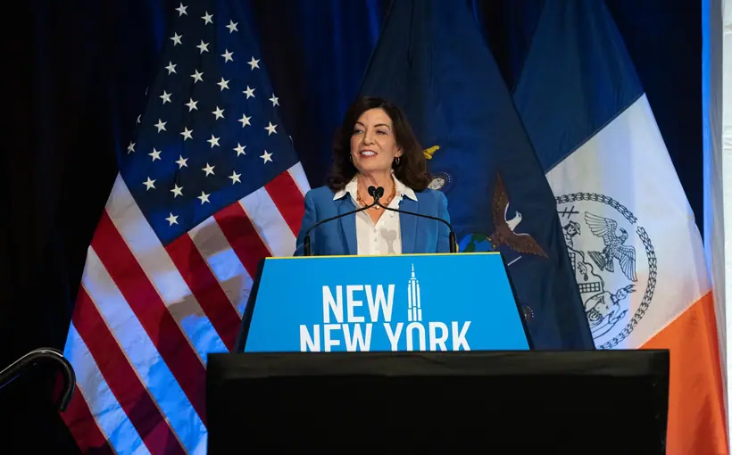 New York Gov. Kathy Hochul and New York City Mayor Eric Adams released the 40-point “New New York: Making New York Work for Everyone” action plan