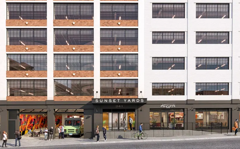 New Gables Capital's Sunset Yards in the Sunset Park neighborhood of Brooklyn has signed three tenants to about 74,000 square feet of space recently