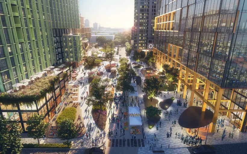 The RMR Group is transforming 18 acres in the East Bank section of Nashville, TN into Station East with a mix of commercial, office, residential and retail space.