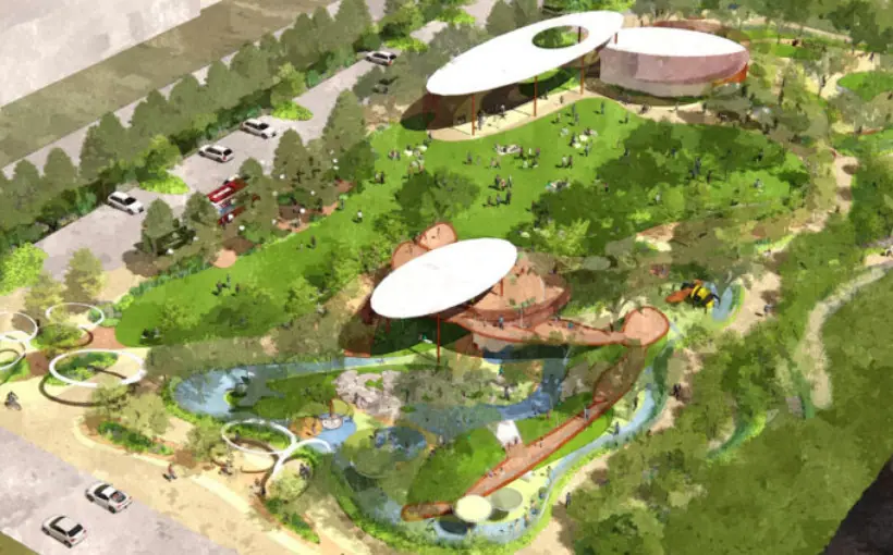 New Houston Park to include restaurant, water features, pavilion