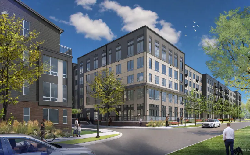 CP Capital and The NRP Group will develop a 390-unit multifamily project, White Oak, in Silver Springs, MD.
