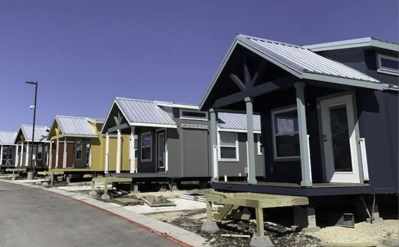 Austin construction micro-homes for homeless