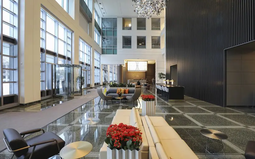 Skender has completed work on a capital improvement project at the former Sara Lee headquarters building in Downers Grove, IL