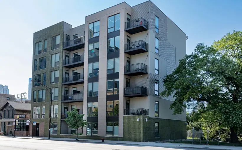 A 36-unit apartment property in Chicago's Fulton River District sold for $11 million, in a deal brokered by Interra Realty