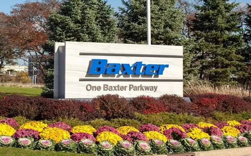 CHI Baxter-HQ-entrance-signage-Deerfield-IL
