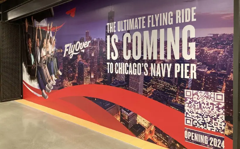 McHugh Construction has begun work on FlyOver, a fight ride attraction that will replace the IMAX theater at Chicago's Navy Pier