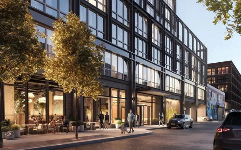 Related Midwest revealed the name of its Fulton Market District residential high-rise, The Row Fulton Market, and a detailed design