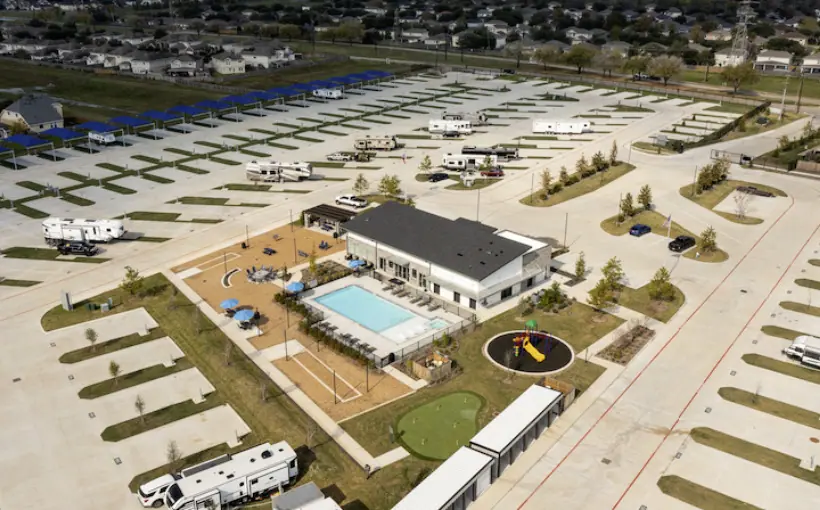 High brow RV park sets up near Med Center in Houston
