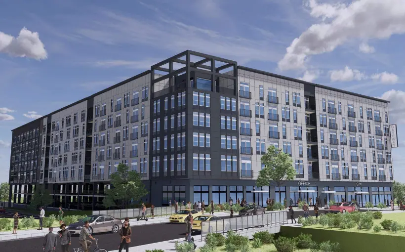 Origin Investments and Spandrel Development Partners will construct $87.4-million apartment complex, Mira Raleigh, in Raleigh, NC.