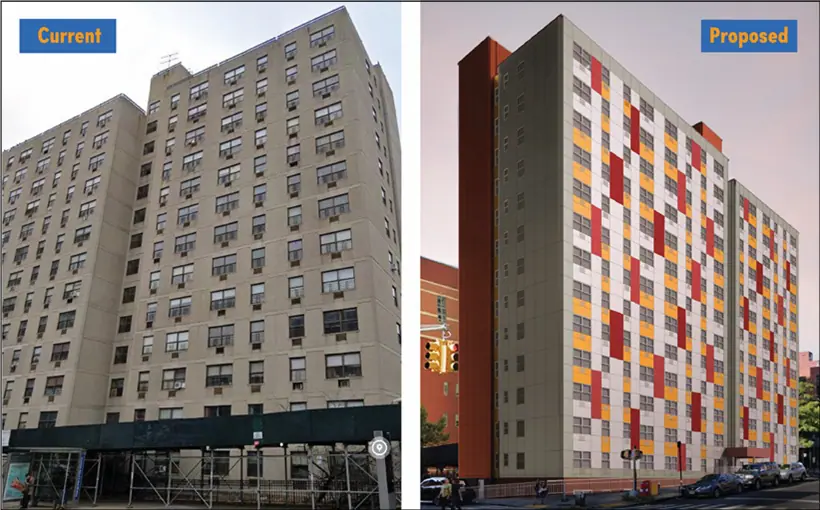 The New York City Housing Authority and its private-sector partners will undertake comprehensive repairs at three NYCHA complexes in Northern Manhattan