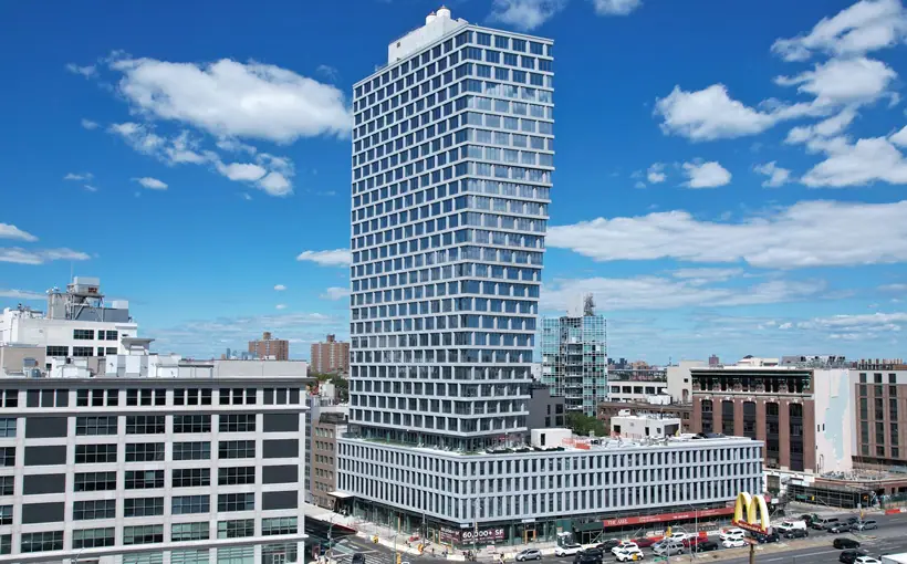 FirstService Residential has been selected to manage a high-end apartment tower in Brooklyn's Clinton Hill neighborhood, The Axel