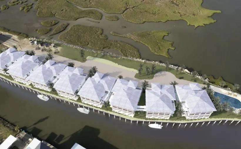 32 Condo units going up on Galveston Bay