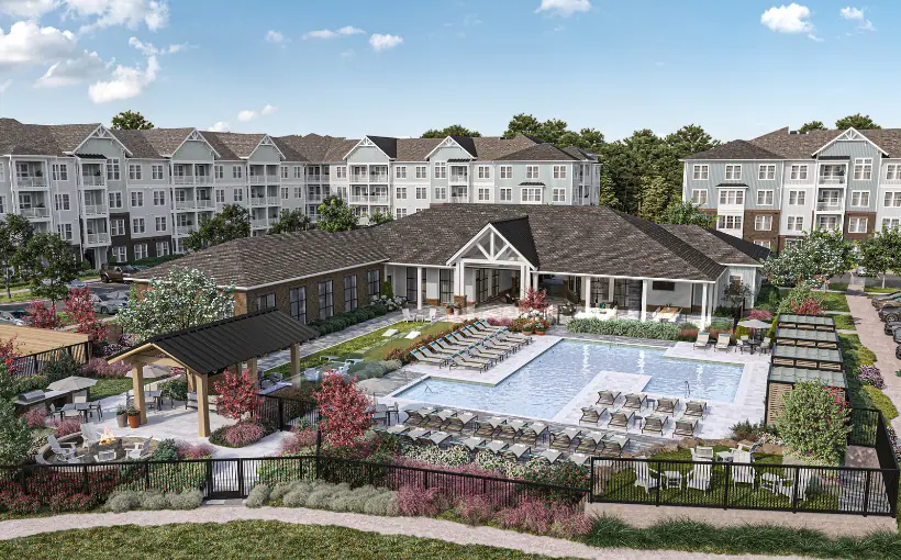 The Bainbridge Companies has begun construction on a 310-unit Class A multifamily located at 12400 Dutton Road in Midlothian, VA.