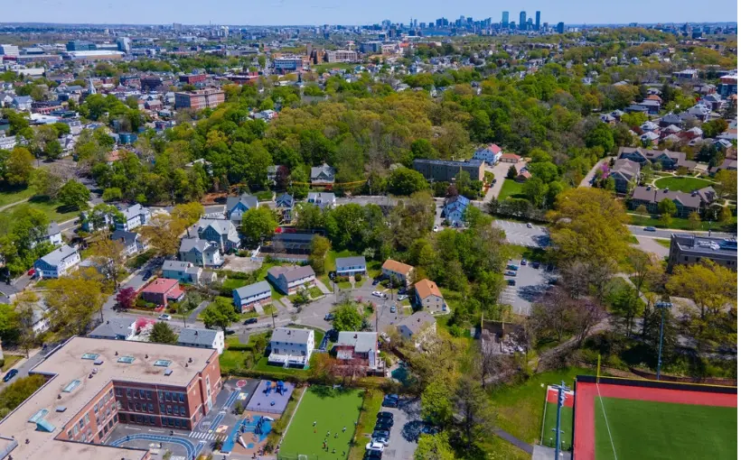 Trammell Crow Company is redeveloping seven acres along Soldiers Field Road in Brighton, MA that will include affordable house and three Class A commercial facilities.