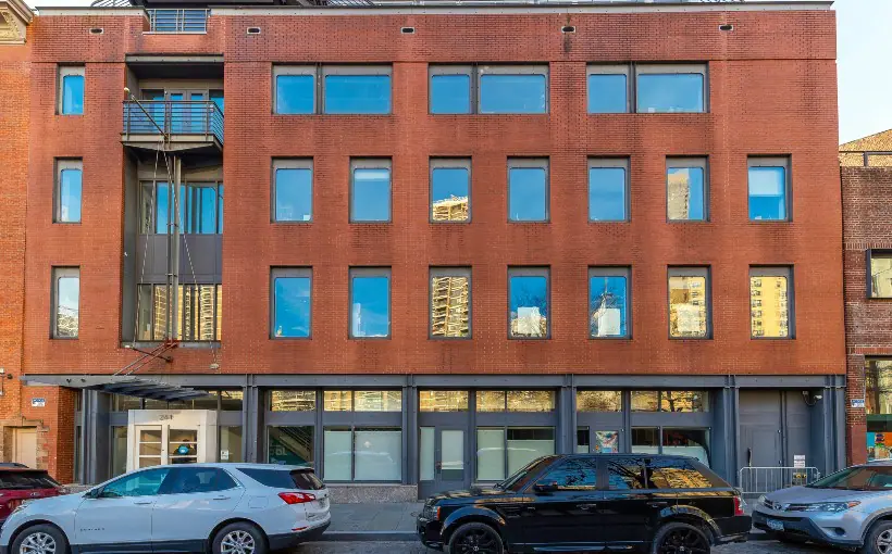 Avison Young's Tri-State Investment Sales team has listed for sale 241 Water St. in Lower Manhattan, currently occupied by Blue Man Group's K-8 school