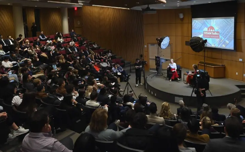 Corcoran Group founder Barbara Corcoran was the first real estate leader to be featured in Fordham Real Estate Institute's new